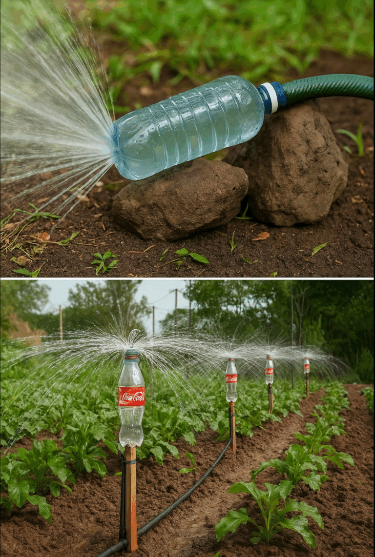 DIY Ποτιστικό Κήπου: Απλή και Οικονομική Λύση με Πλαστικά Μπουκάλια 😲